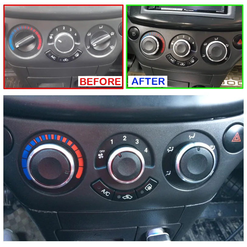 Perillas climatizador Suzuki Swift, Chevrolet T250, Ravon Nexia R3 - imagen 3
