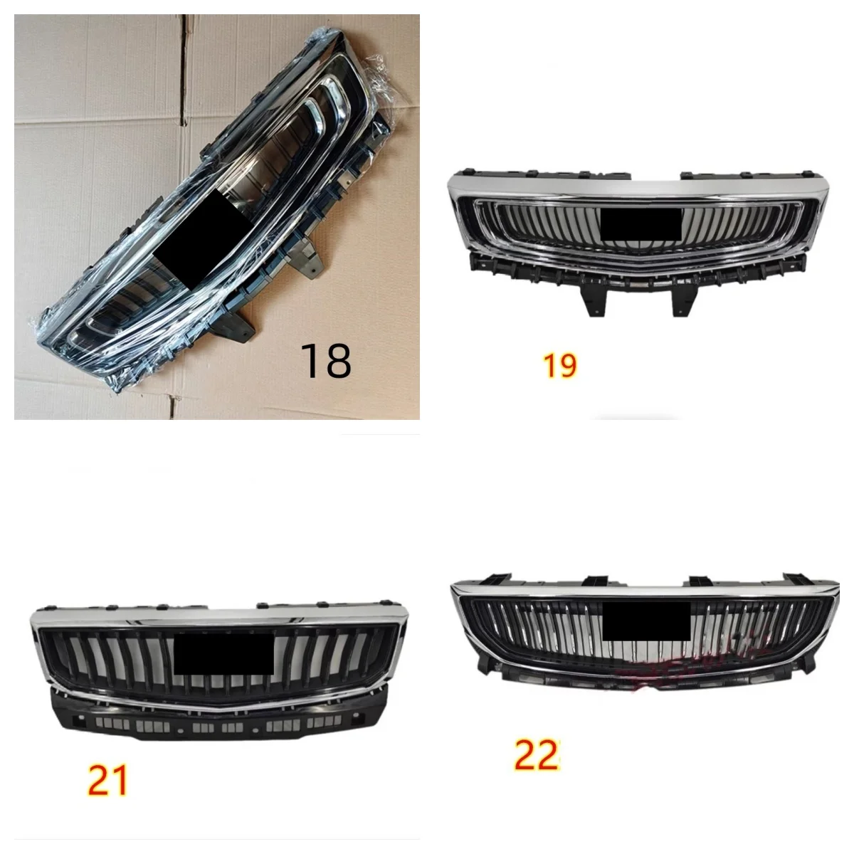 Rejilla delantera Geely Emgrand 2018-2022 – Parachoques delantero