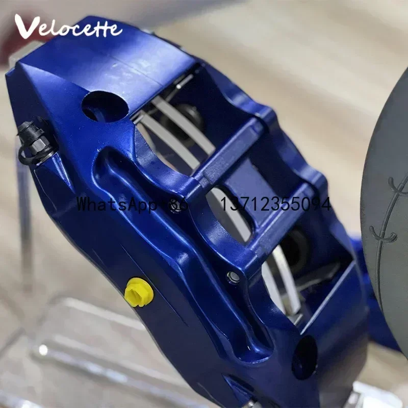 Kit de pinza de freno grande, pastillas de freno de carreras EC670 de 6 puntos, sistema de freno automático para Audi S6 S7 C7 RS5 RS6 RS7 - imagen 5