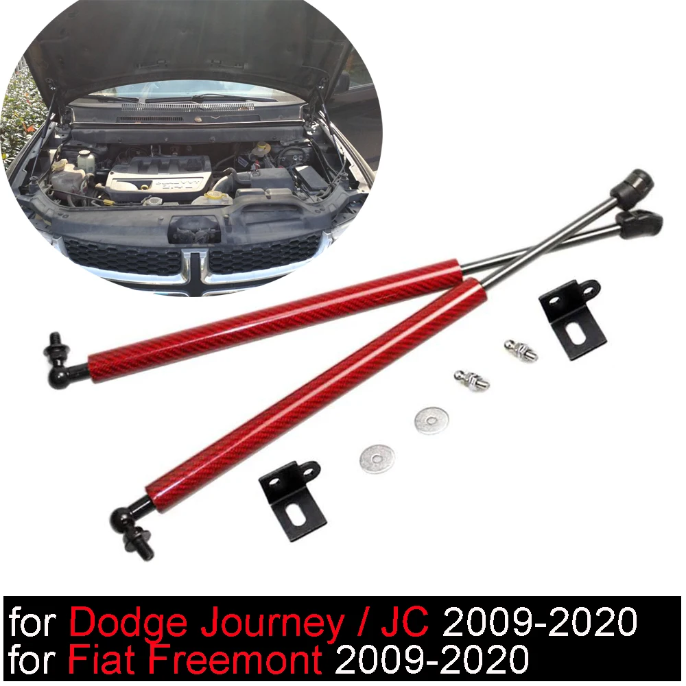Amortiguadores capó carbono para Dodge Journey y Fiat Freemont 2009-2020
