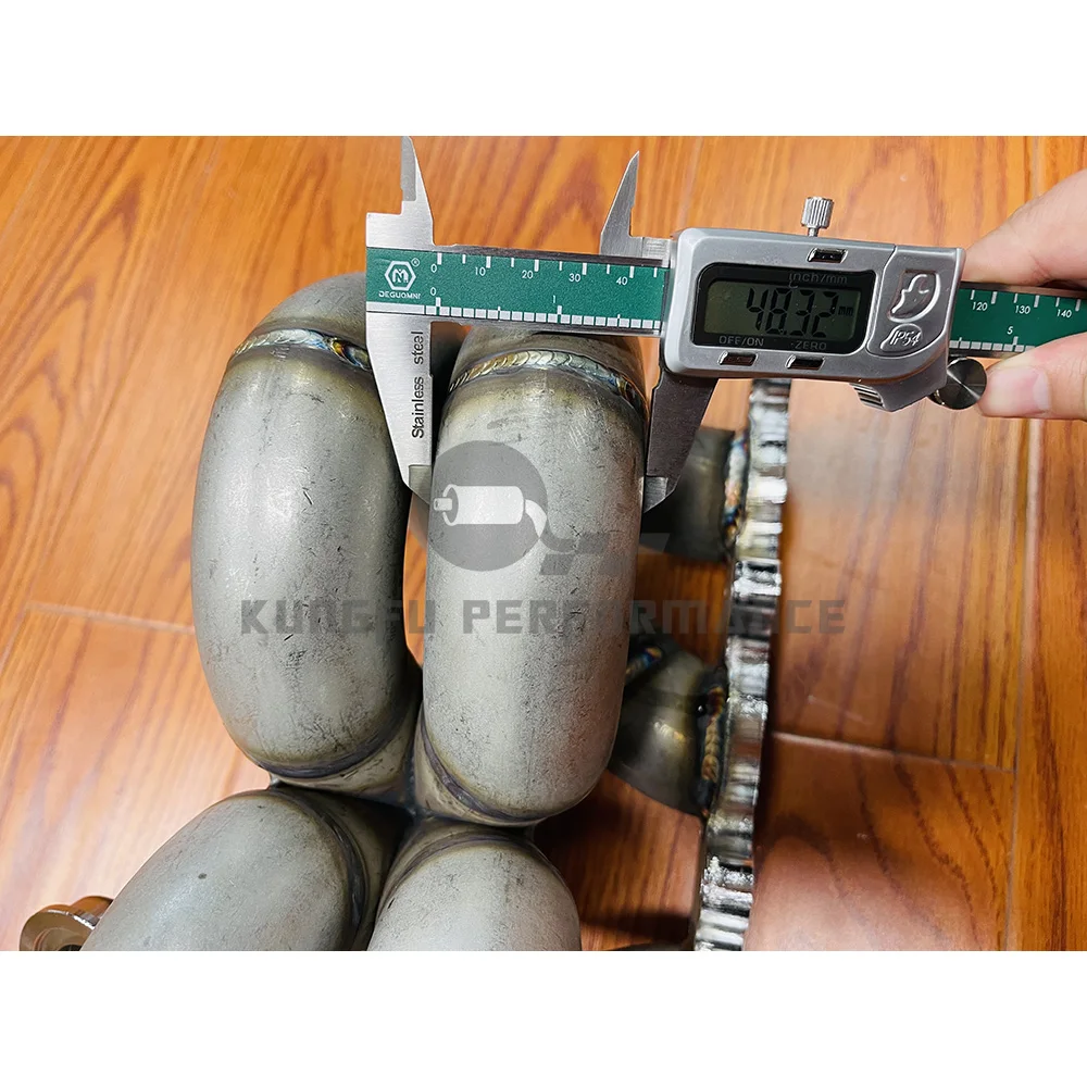 KUNGFU-colector Turbo de rendimiento para 99-04 V W Au di A4, 1,8 l Je tta Go lf G TI, cabezal FWD - imagen 4