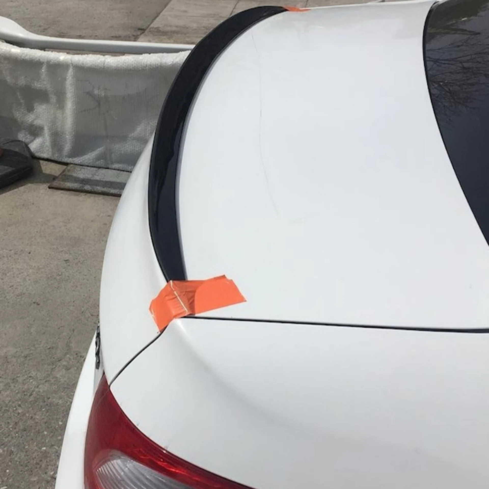 Alerón trasero para Peugeot 301 2012 2019, accesorios para coche, alerón negro brillante de plástico, ala de maletero, accesorio deportivo, sintonización - imagen 5