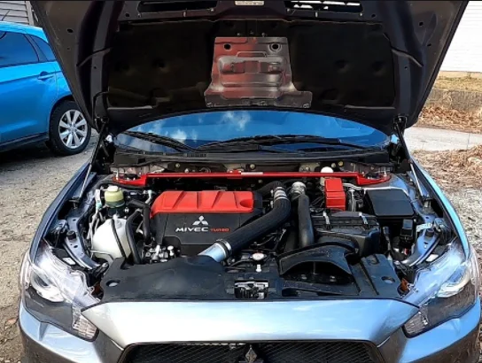 Puntal de gas capó Mitsubishi Lancer IX 2007-2017 - imagen 2