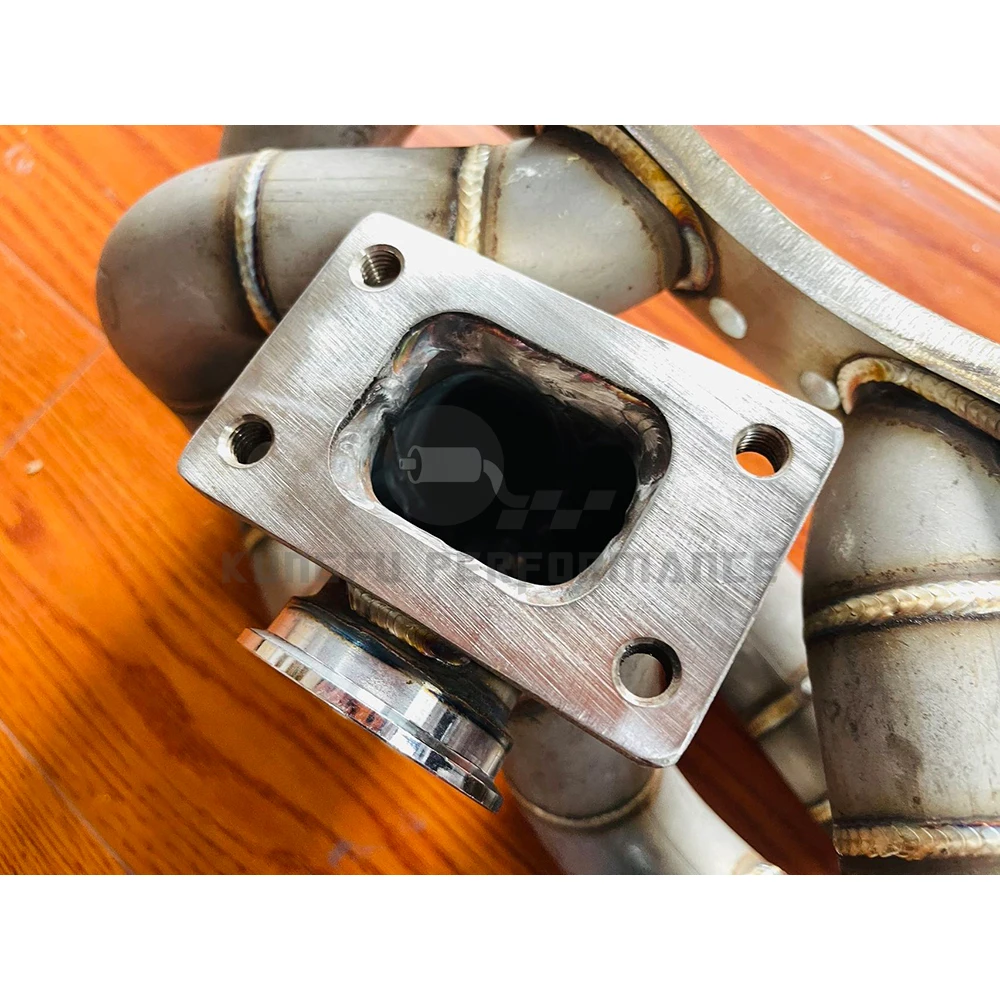 KUNGFU colector acero inoxidable SR20DET para S13 S14 S15 240SX - imagen 5