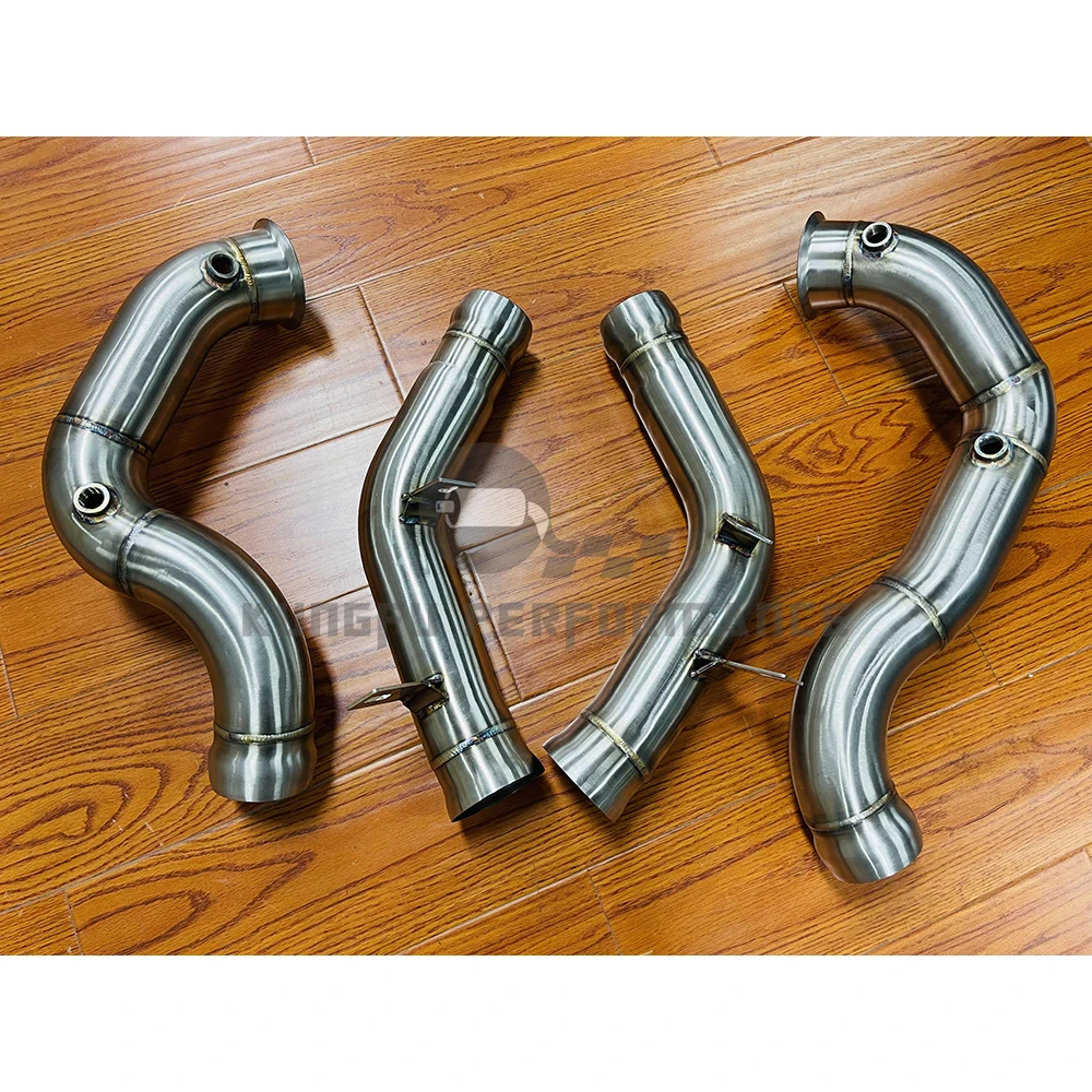 KUNGFU PERFORMANCE tubo de escape SS304 3" para Mercedes M177 E63 4.0T - imagen 3