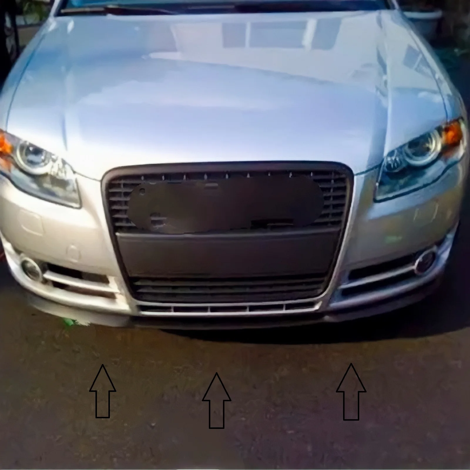 Cupra R alerón de parachoques delantero para Audi S4 Rs4 B7 A4 accesorios de coche Universal 3 uds Kit de carrocería de labio piezas exteriores de sintonización - imagen 2