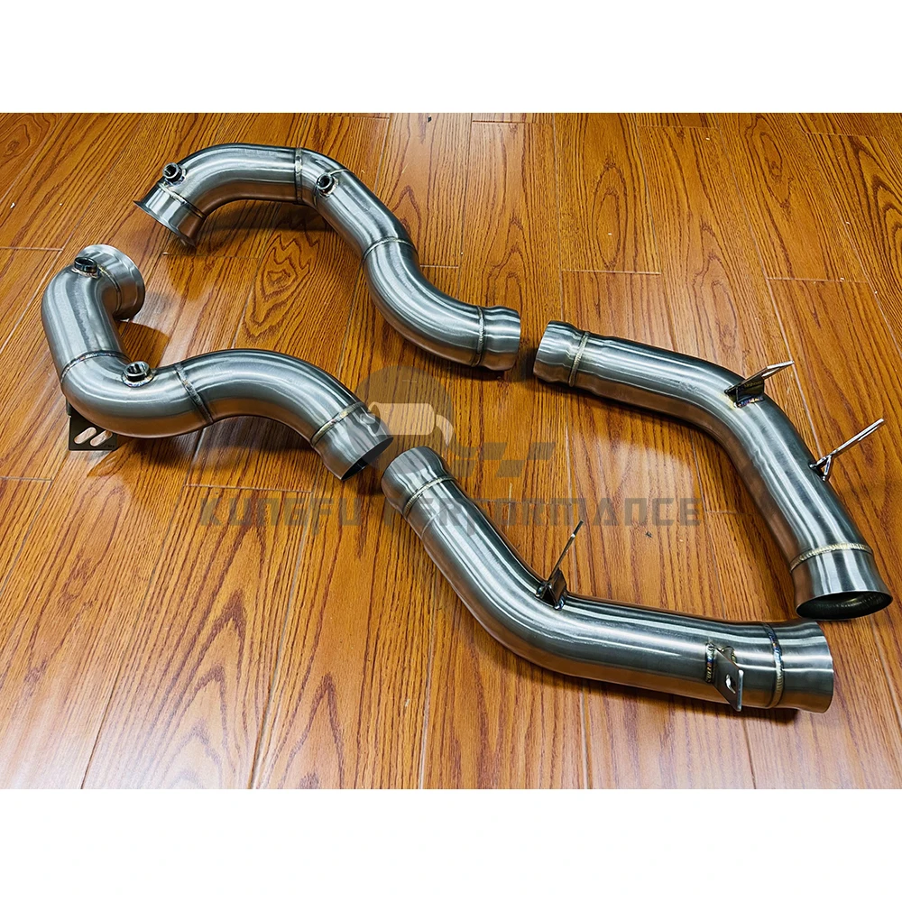 KUNGFU PERFORMANCE tubo de escape SS304 3" para Mercedes M177 E63 4.0T - imagen 2