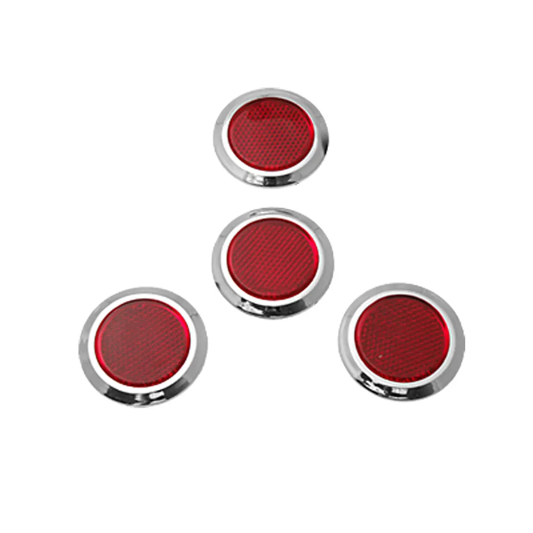 Reflector rojo redondo Autohaux para parachoques de automóvil - imagen 2