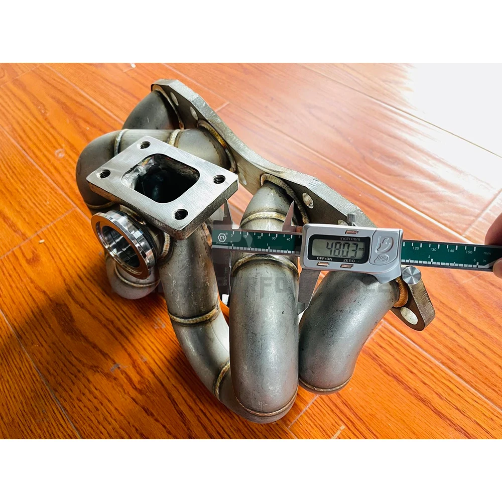 KUNGFU colector acero inoxidable SR20DET para S13 S14 S15 240SX - imagen 4