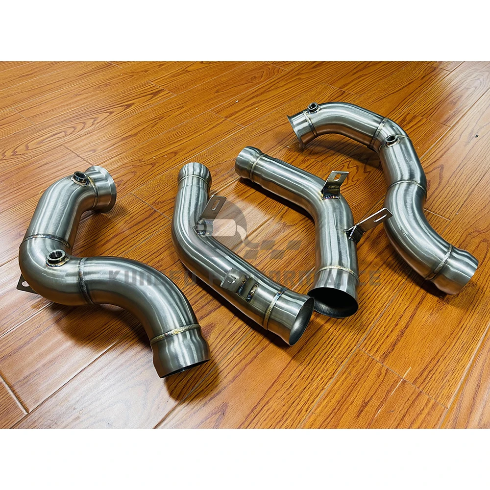 KUNGFU PERFORMANCE tubo de escape SS304 3" para Mercedes M177 E63 4.0T