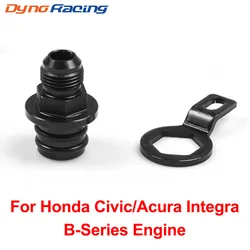 Adaptador Oil Catch Can AN10 negro para Honda Civic B18/B20