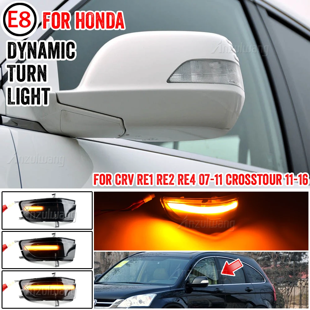 Espejo LED dinámico instalado en vehículo