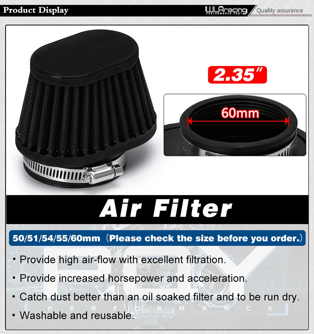 Filtro de aire WLR detalle de安装