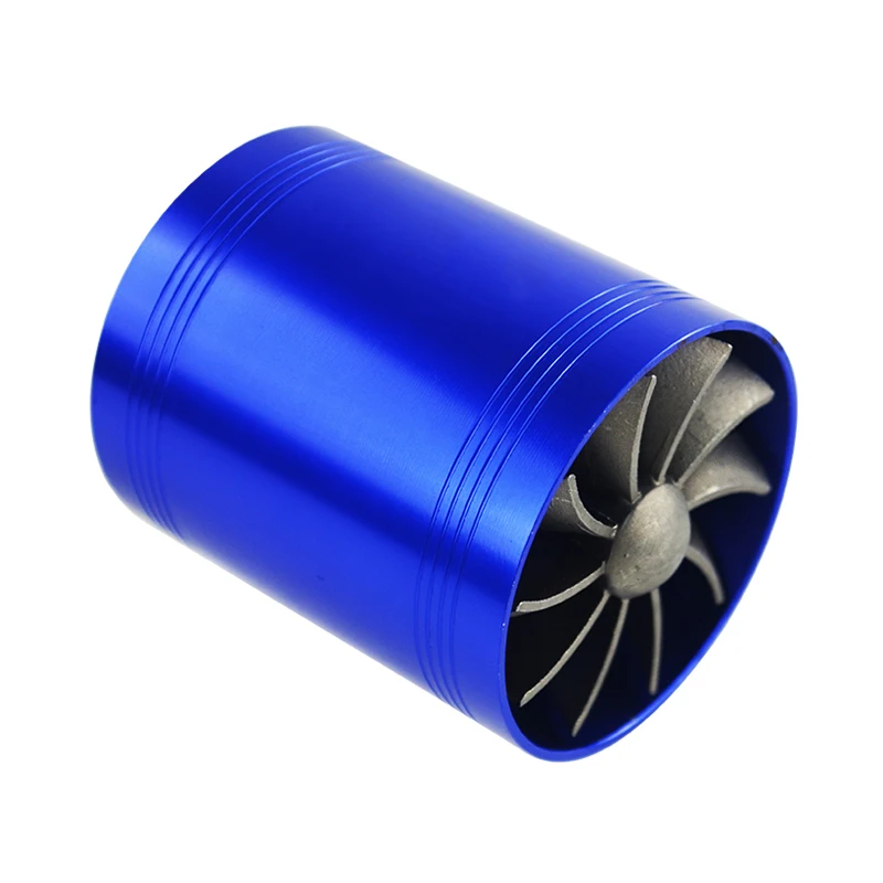 Detalle de las turbina y soporte de goma