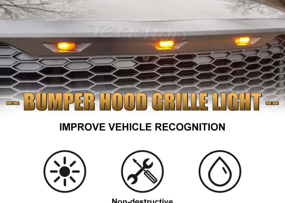 Kit LED parrilla humo negro para Ford F-150