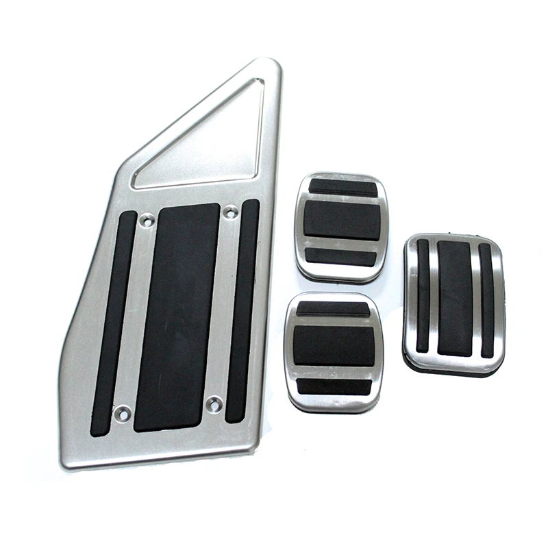 Kit de fundas de pedal en acero y caucho