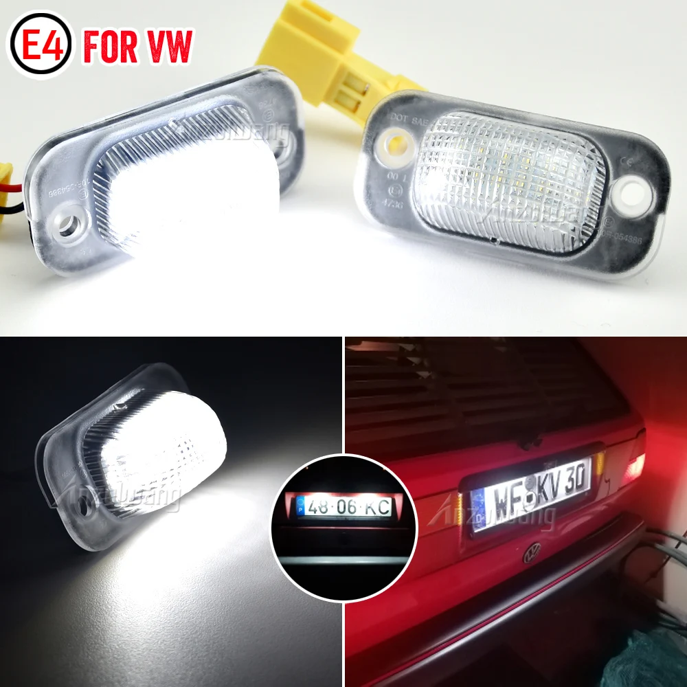Luz LED para matrícula iluminada