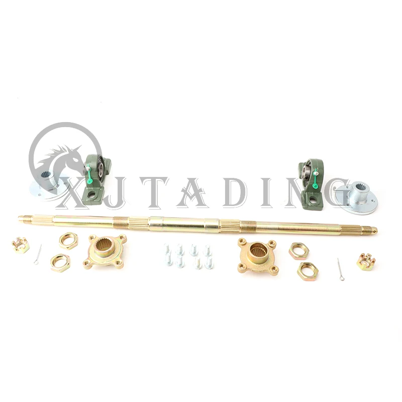 Conjunto de eje trasero UCP204 vista lateral