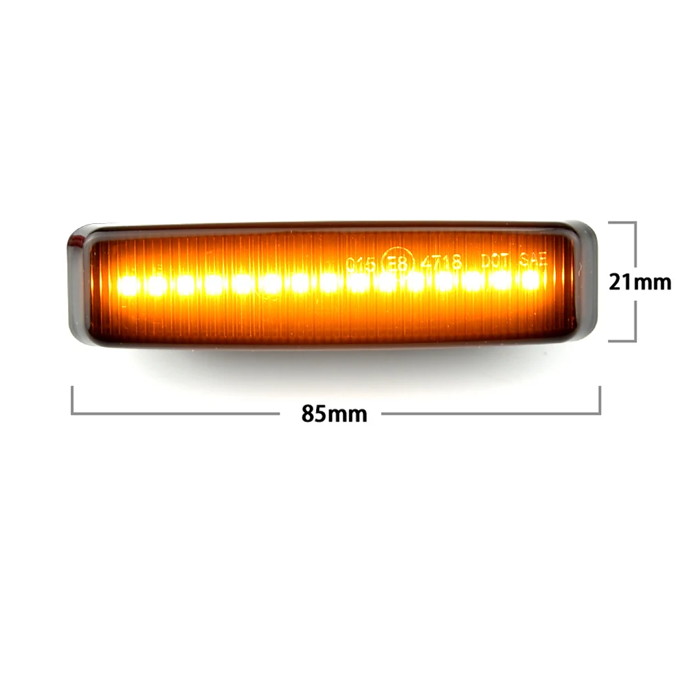 Vista frontal luces secuenciales BMW E39