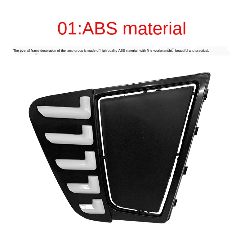 Detalle del chip LED y disipador de la lámpara DRL