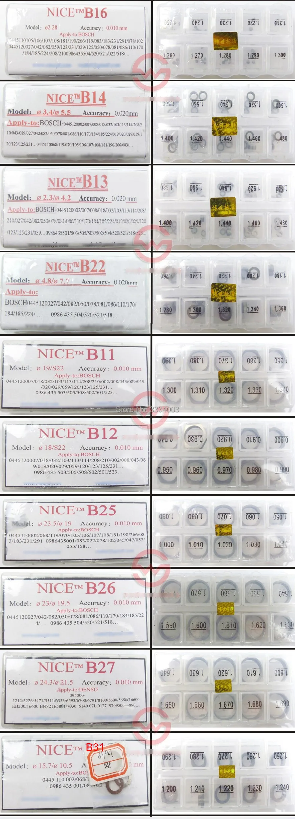 Embalaje del kit de reparación TANTESTO