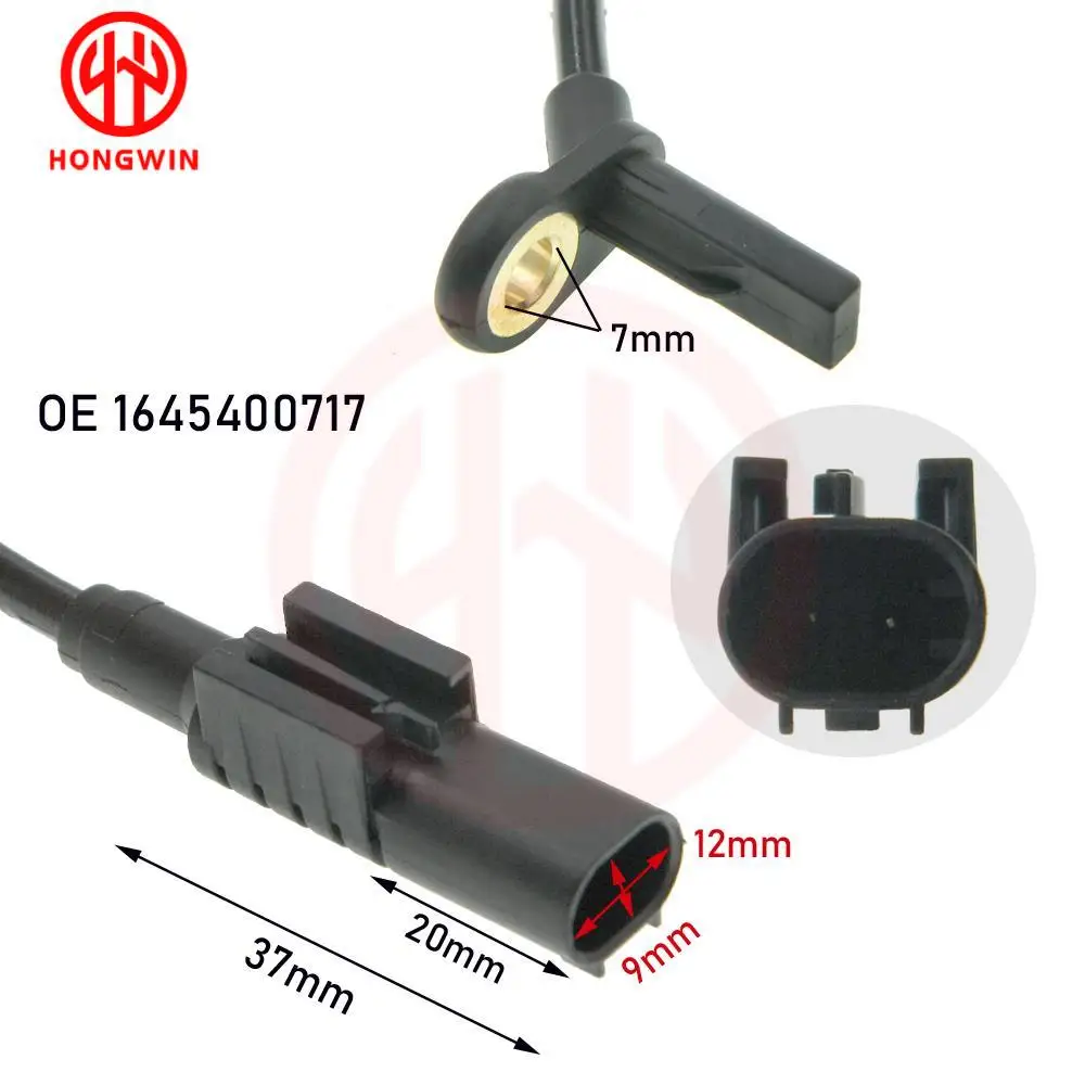 Conector y ubicación de montaje del sensor