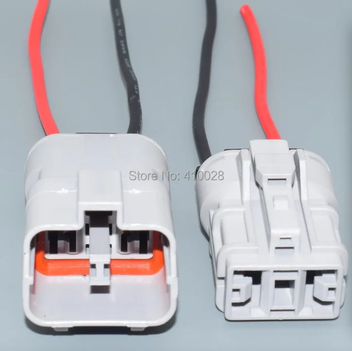 Conector macho-hembra 2 pines impermeable 9,5 mm