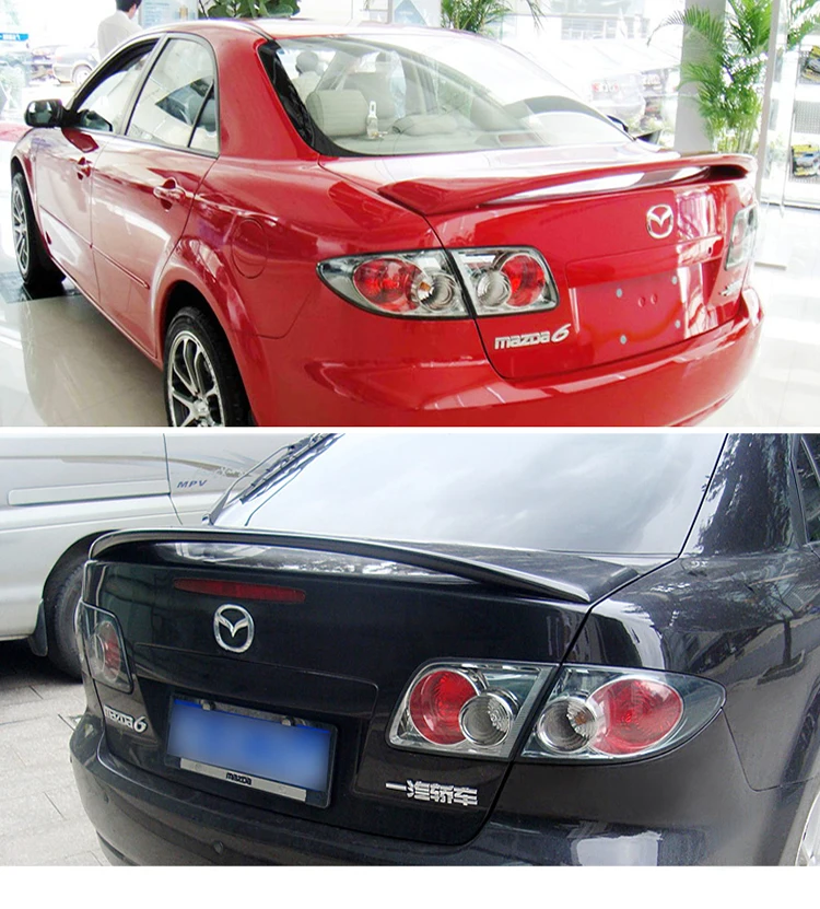Alerón trasero en Mazda 6 (vista lateral)