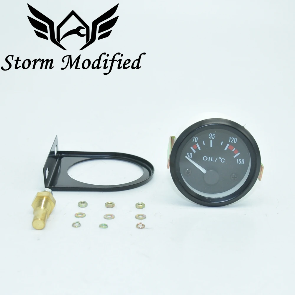 Kit de indicador de temperatura de aceite con accesorios de instalación