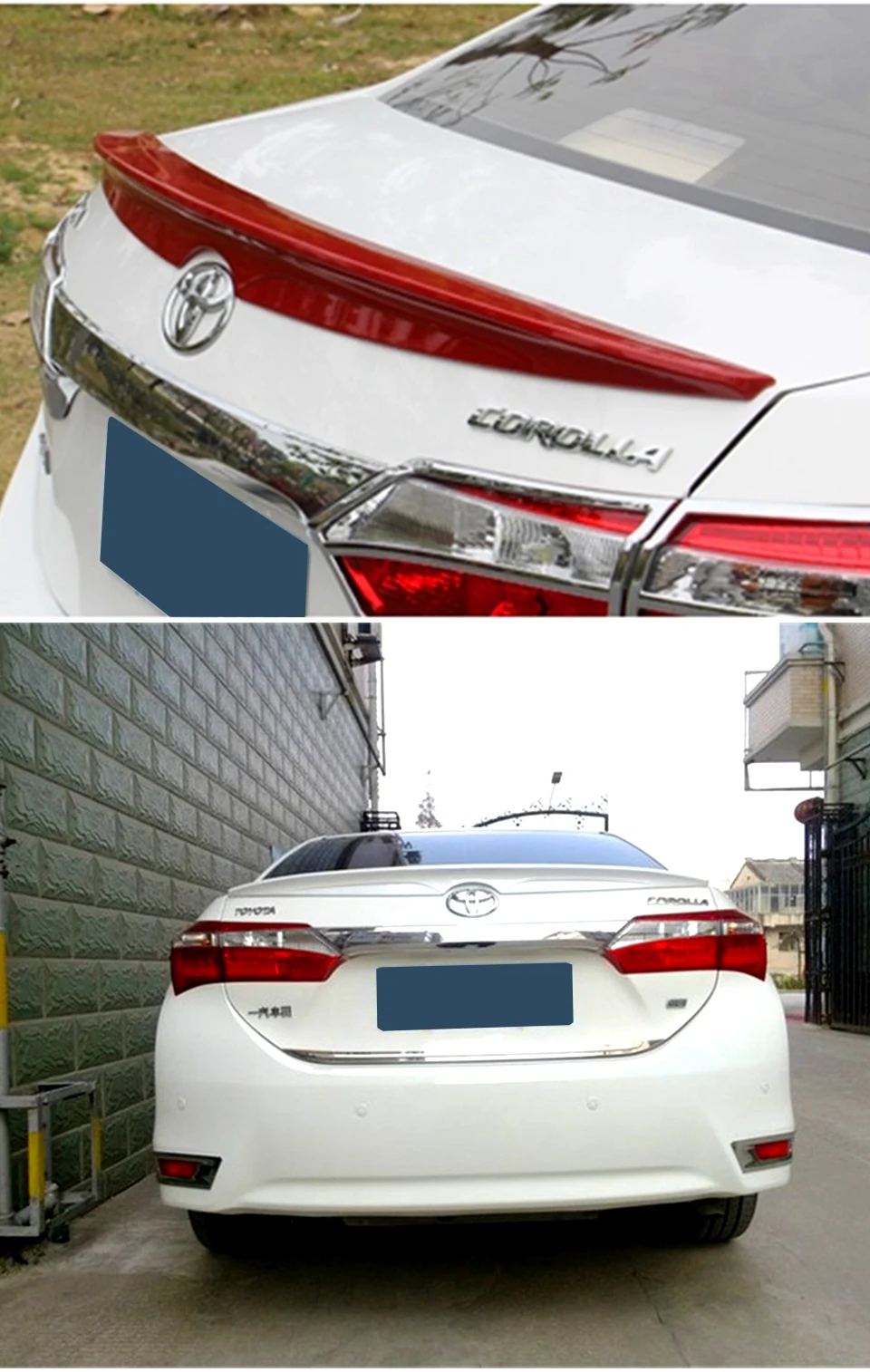 Instalación con cinta de doble cara