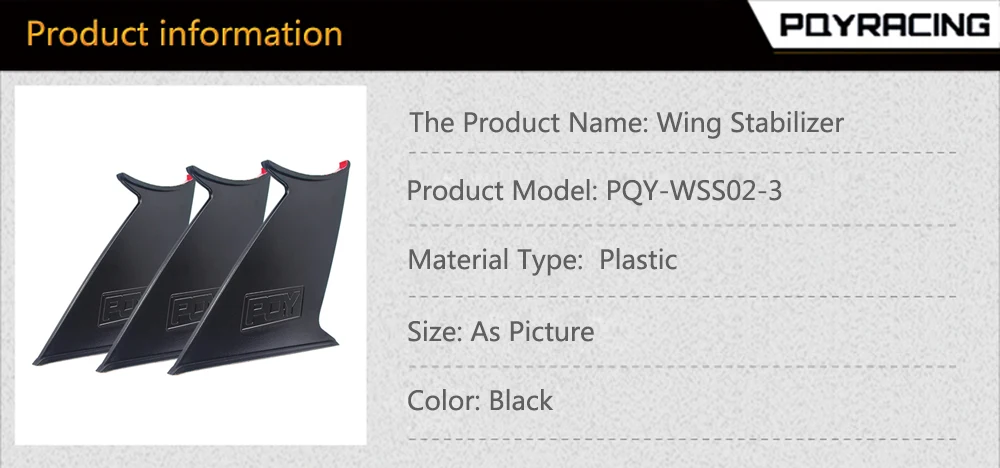Estabilizador Wing Stiffi PQY en posición
