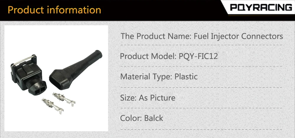 Conectores EV1 PQY-FIC12 — vista frontal