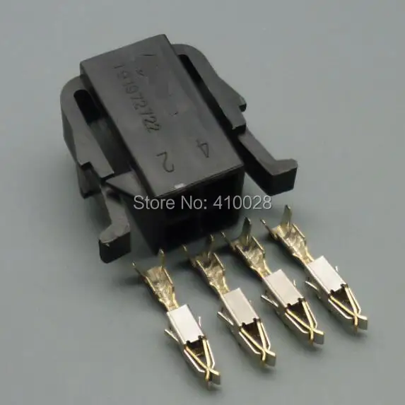 Conector macho y hembra vista frontal