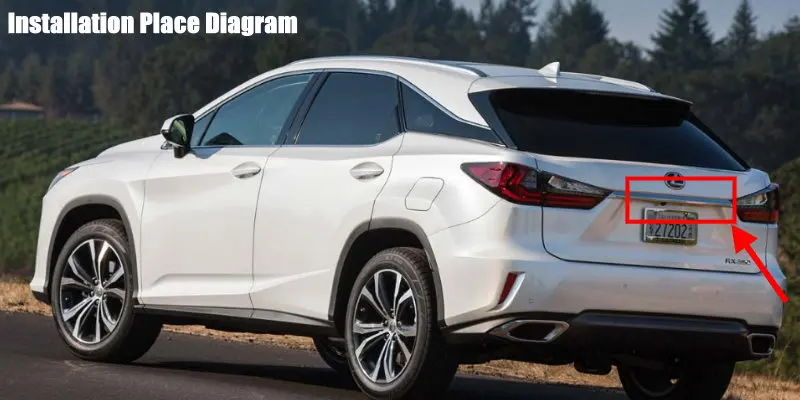 Cámara trasera Liislee para Lexus RX AL20