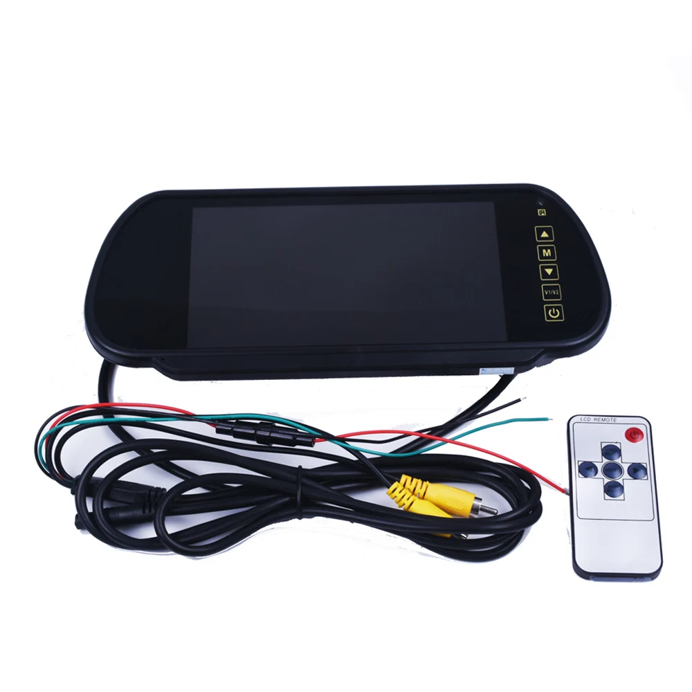 Monitor de 7 pulgadas con líneas guía