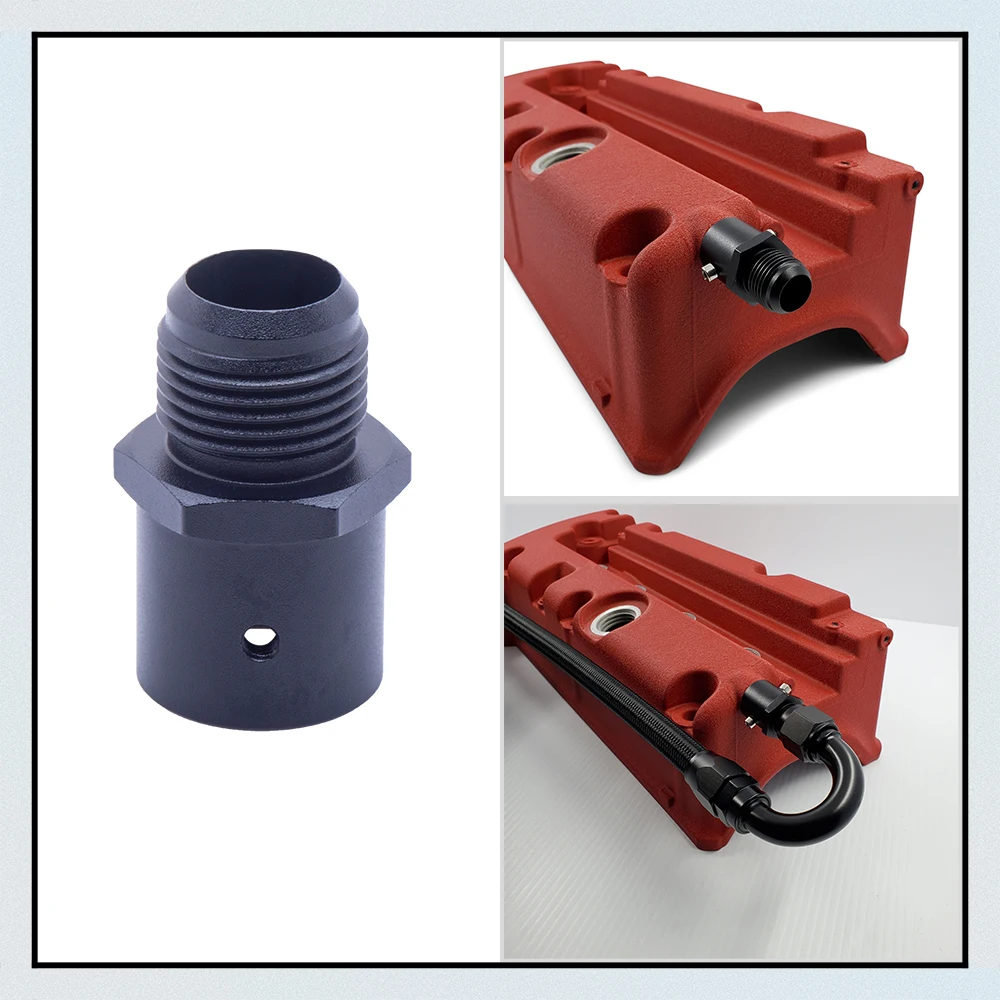 Adaptador de ventilación instalado en motor K20