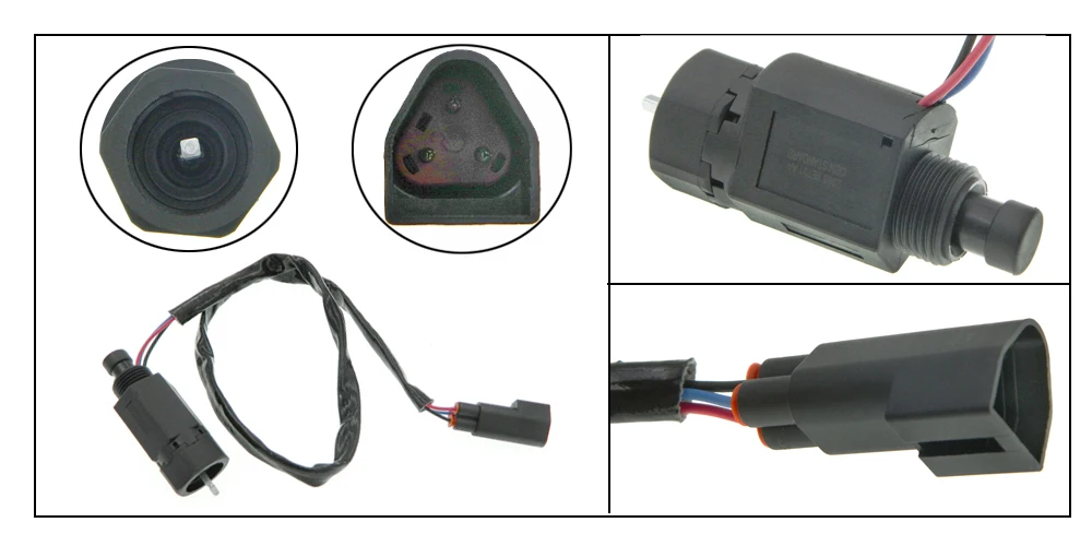 Vista frontal del sensor de velocidad para Ford Fiesta Ka
