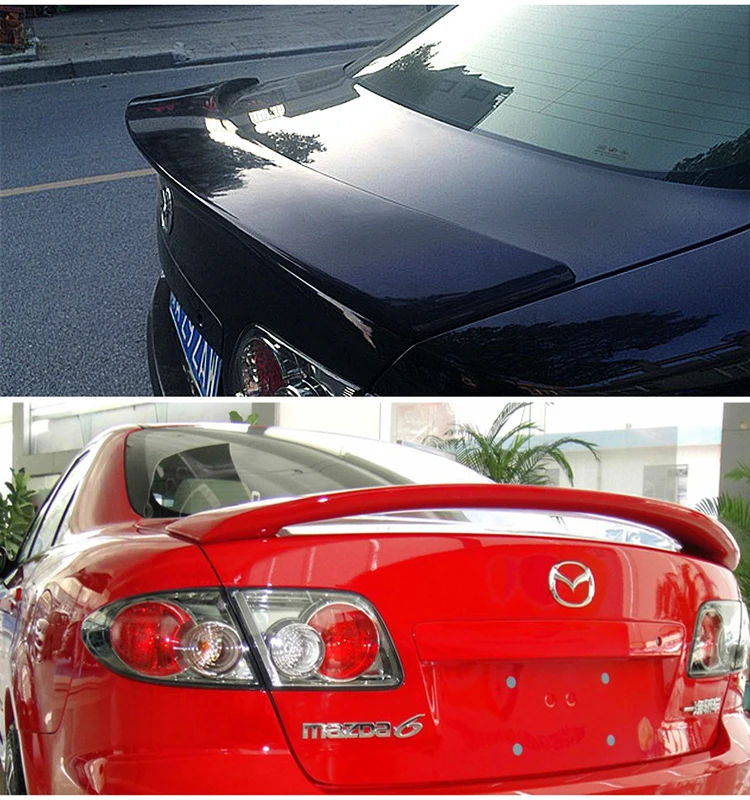 Alerón instalado en Mazda 6