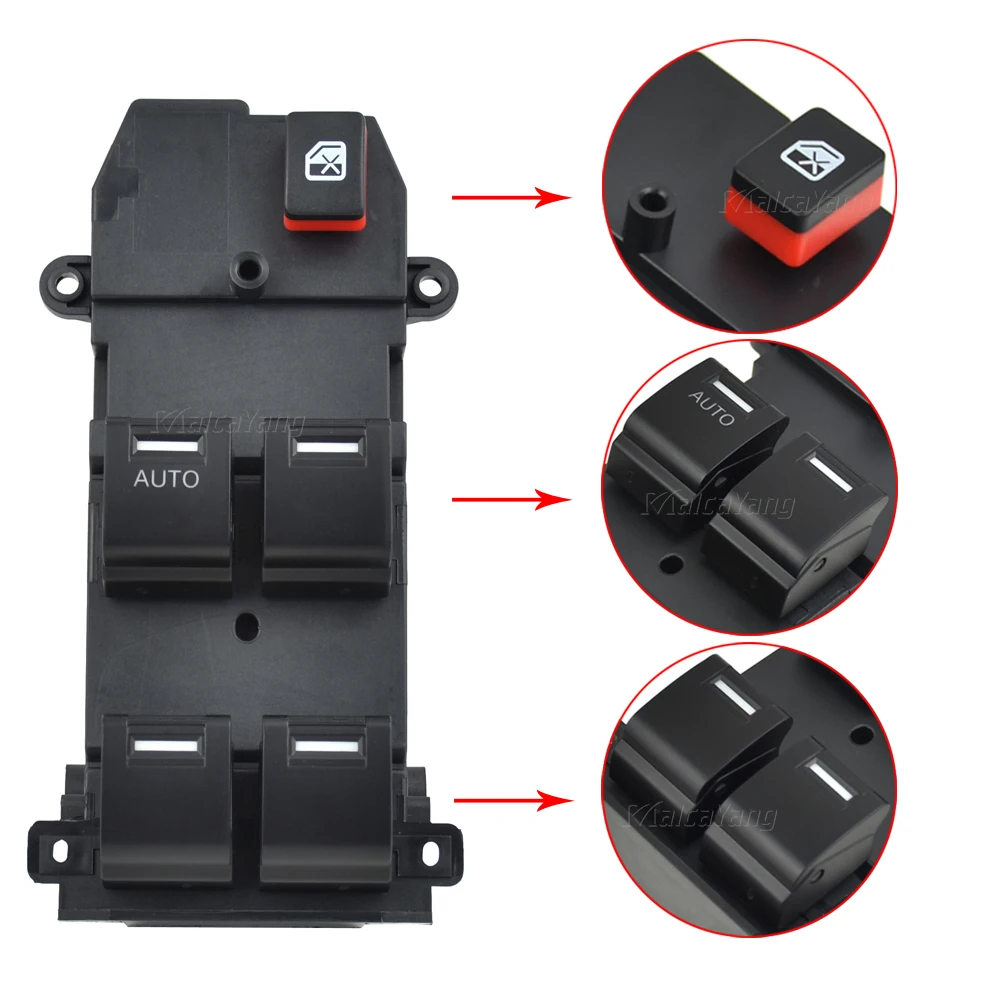 Interruptor de ventanilla eléctrica Malcayang para Honda City Fit