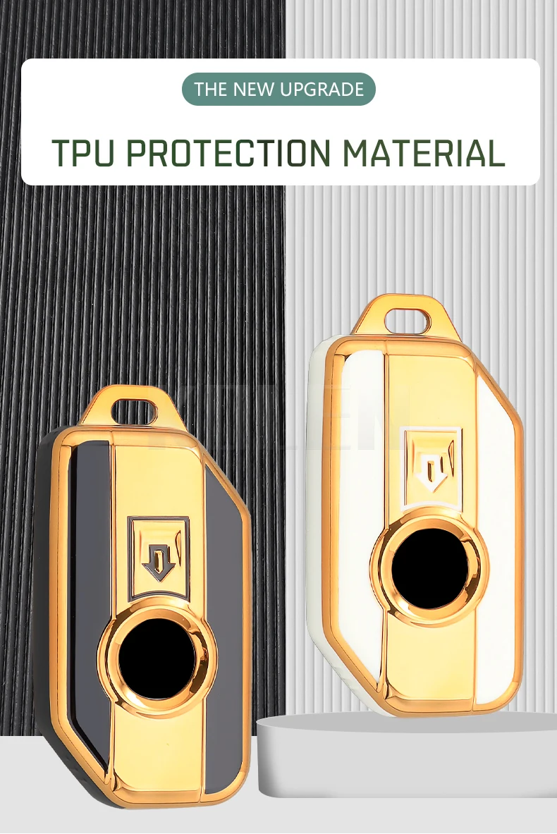 Detalle de la funda protectora de TPU para llave BMW