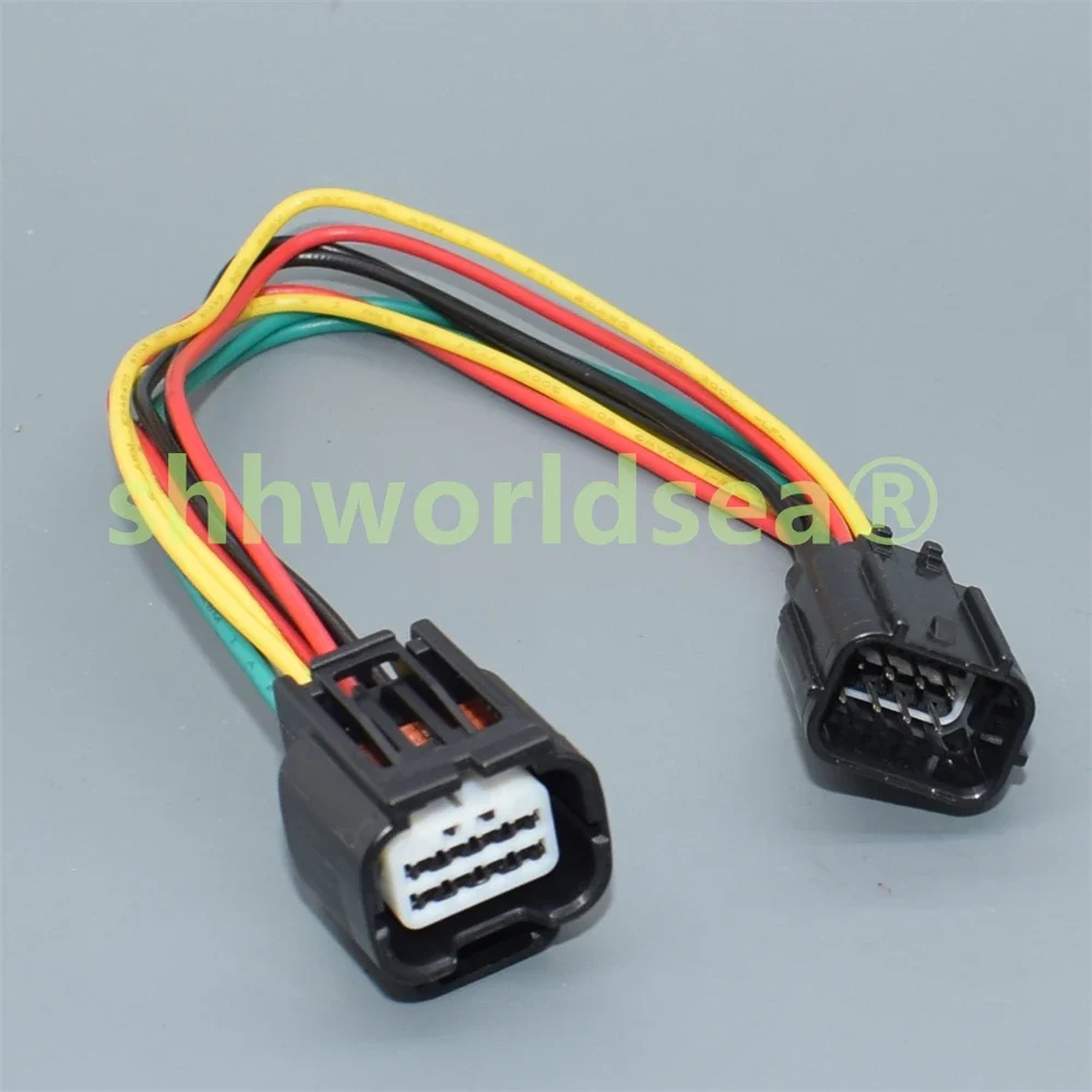 Vista frontal del conector 8 pines