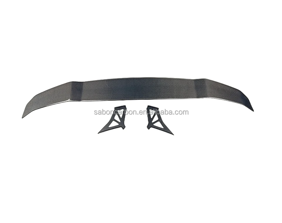 Alerón trasero fibra de carbono Lamborghini Huracan vista lateral