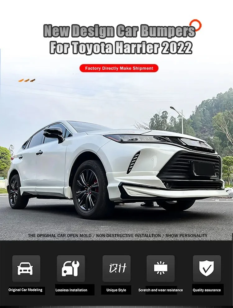 Kit de bodywork ABS para Toyota Harrier 2022