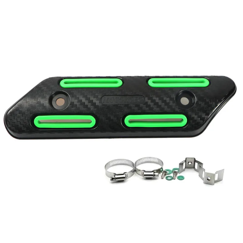 Protector de escape instalado