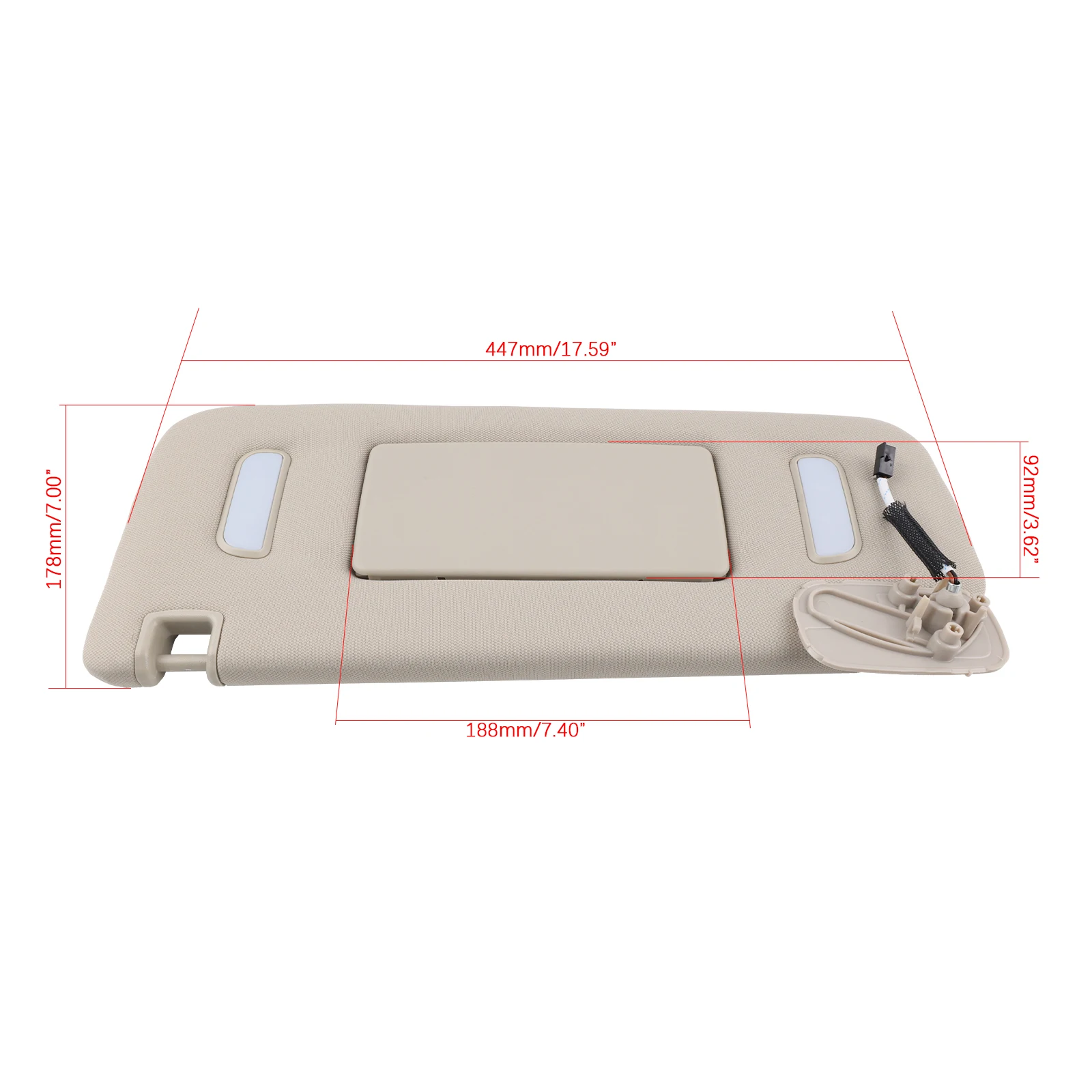 Viseras solares beige para Chevrolet Suburban
