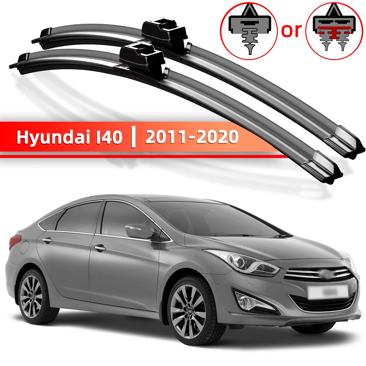 Limpiaparabrisas Hyundai i40 — montaje directo