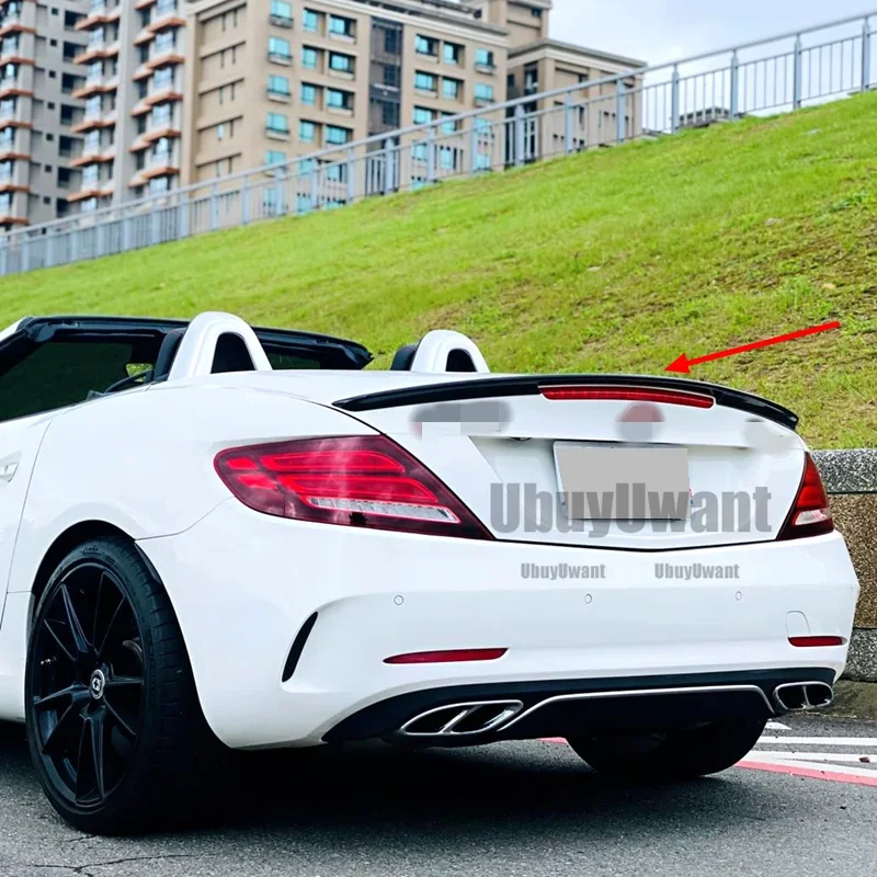 Comparativa del alerón montado en los diferentes modelos SLK