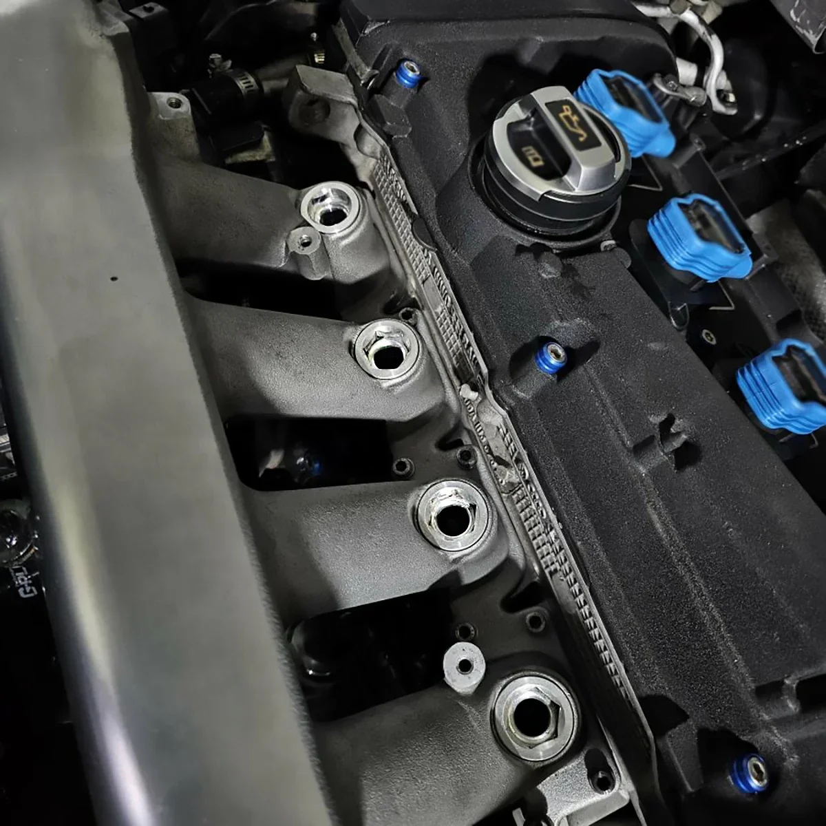 Insertos de inyector preparados para su instalación