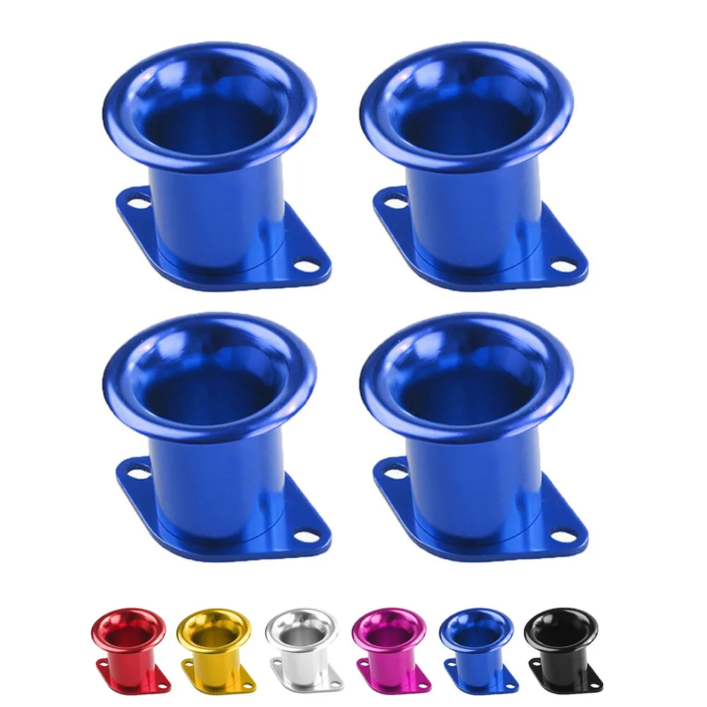 Embudos de admisión en diferentes colores anodizados