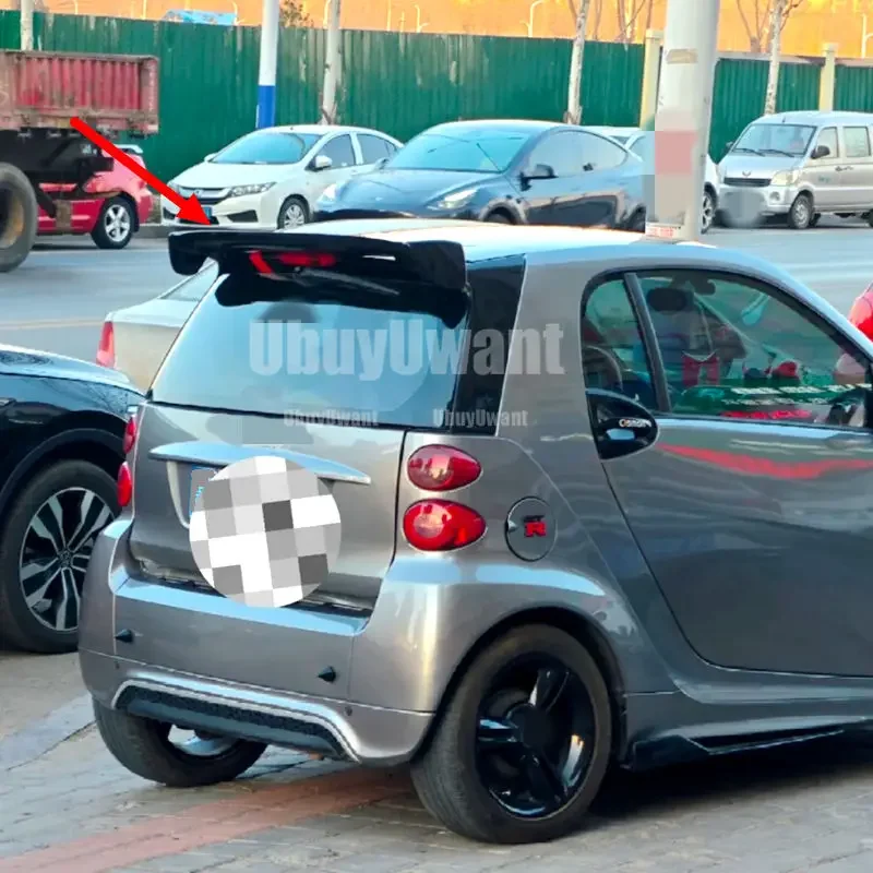 Vista lateral del spoiler